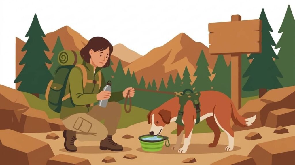 Hiking With Dogs Safety: Water Breaks on the Trail