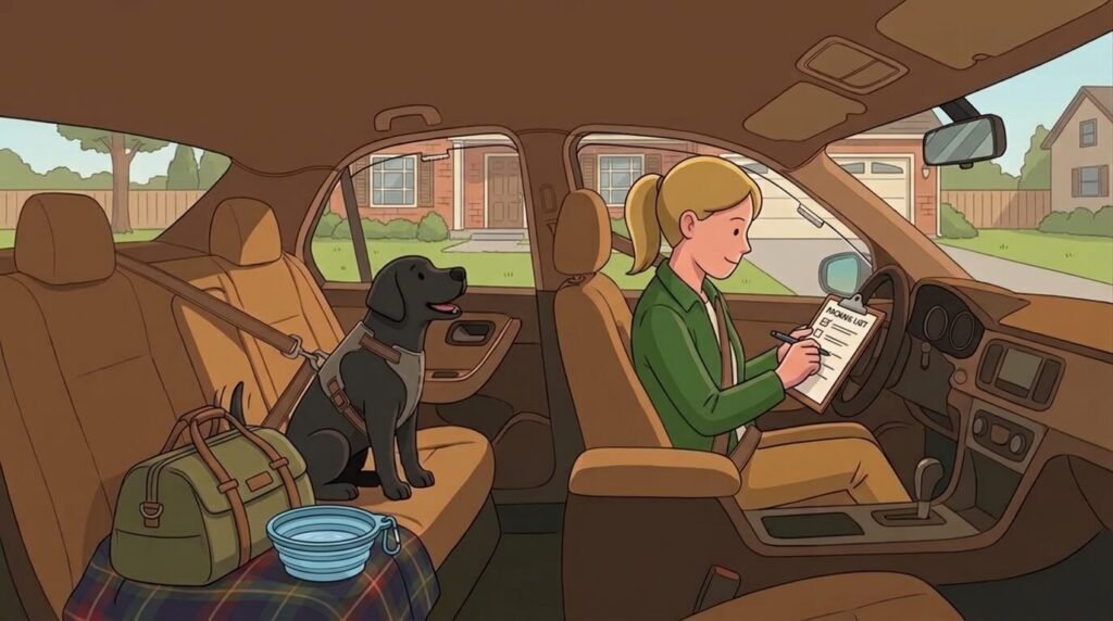 road trip packing list for dogs — what to bring for your dog